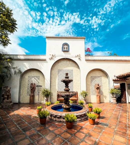 Bespoke Offers include discount for PV residents with Staycation at Hacienda San Angel on a sunny day in the courtyard.